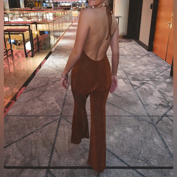 Brown Edikted Jumpsuit - Picture 6 of 7